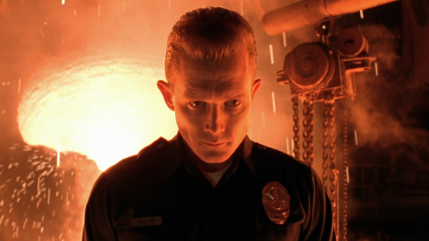 Robert Patrick en la película de Terminator