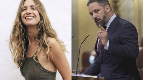 Captura-de-pantalla-2021-09-20-a-las-9.31.01-min-660x439 copia Amanda Romero, concejala de Más Madrid en el Ayuntamiento de Madrid (i) y Santiago Abascal, líder de Vox (d) - E. Parra / EUROPA PRESS