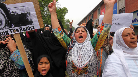 13/05/2019 Protesta de mujeres en mayo en India por la violación de una chica de 13 años. Faisal Khan/ZUMA Wire/dpa 13/05/2019 Protesta de mujeres en mayo en India por la violación de una chica de 13 años. Faisal Khan/ZUMA Wire/dpa
