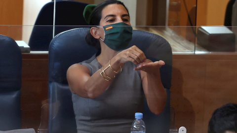 La portavoz de Vox en la Asamblea, Rocío Monasterio. - EFE