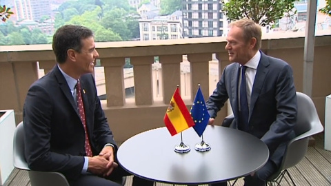 SÃ¡nchez se reÃºne con Tusk en la cumbre europea