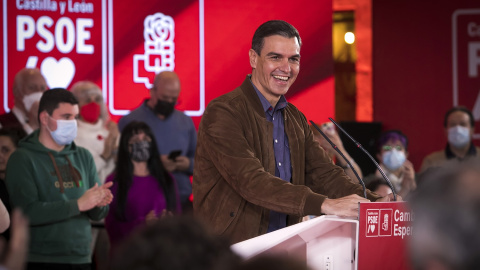 Pedro Sánchez en un acto en Castilla y León. Tomás Alonso / Europa Press Pedro Sánchez en un acto en Castilla y León. Tomás Alonso / Europa Press