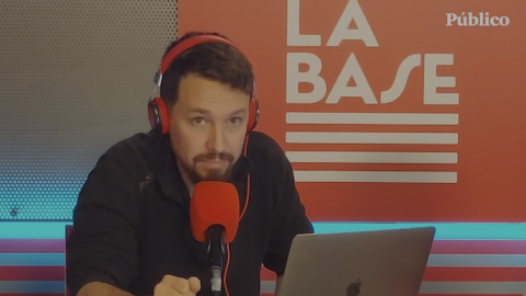 Pablo Iglesias en la primera entrega de 'La Base'. Pablo Iglesias en la primera entrega de 'La Base'.