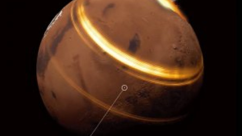 Las ondas generadas por meteoritos en Marte revelan datos sobre su interior Las ondas generadas por meteoritos en Marte revelan datos sobre su interior