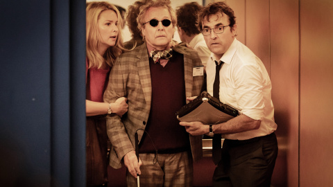 Virginie Efira, Nicolas Marié y Albert Dupontel, protagonistas de la película