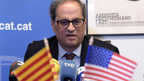 El president Torra en Estados Unidos. (LENIN NOLLY | EFE) El president Torra en Estados Unidos. (LENIN NOLLY | EFE)