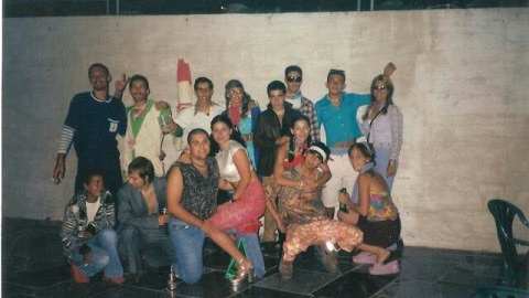 Imagen de la pandilla que celebró la primera Fiesta Hortera en 1999 Imagen de la pandilla que celebró la primera Fiesta Hortera en 1999