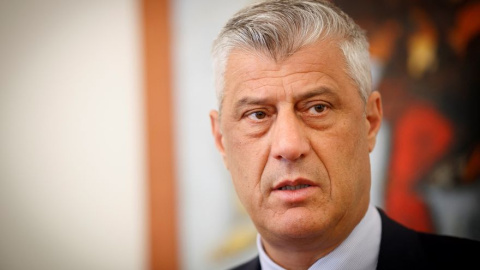 El presidente de Kosovo, Hashim Thaci ha anunciado su dimisión este jueves. El presidente de Kosovo, Hashim Thaci ha anunciado su dimisión este jueves.
