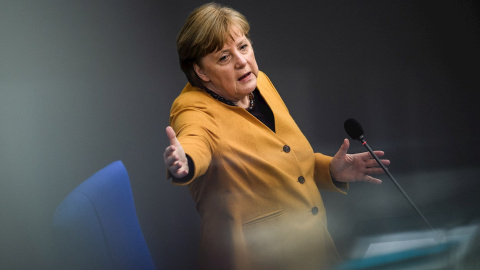 La canciller alemana, Angela Merkel, este miércoles La canciller alemana, Angela Merkel, este miércoles