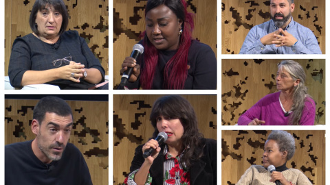 Imagen combinada de los ponentes del evento organizado por 'Público' bajo el nombre 'Cuando la ciudad te expulsa. Cómo reducir las desigualdades urbanas' Imagen combinada de los ponentes del evento organizado por 'Público' bajo el nombre 'Cuando la ciudad te expulsa. Cómo reducir las desigualdades urbanas'