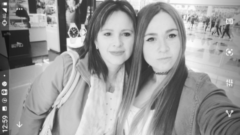 María del Mar y su hija Mar. - Cedida