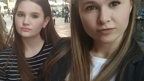 Las hermanas Mar y Tessa. - Cedida