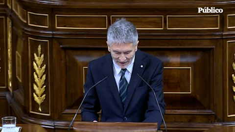 Marlaska se aferra a su versión sobre lo ocurrido en Melilla: "No hubo ningún hecho trágico en suelo español" Marlaska se aferra a su versión sobre lo ocurrido en Melilla: "No hubo ningún hecho trágico en suelo español"