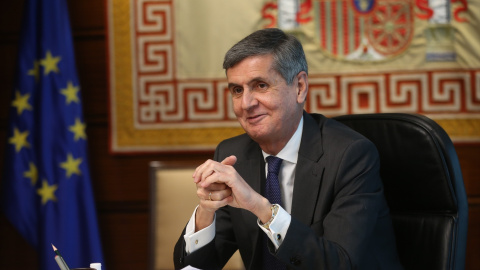 El presidente del Tribunal Constitucional, Pedro González-Trevijano, en el primer Pleno jurisdiccional tras la renovación del órgano, en el Tribunal Constitucional, a 15 de diciembre de 2021, en Madrid, (España). El presidente del Tribunal Constitucional, Pedro González-Trevijano, en el primer Pleno jurisdiccional tras la renovación del órgano, en el Tribunal Constitucional, a 15 de diciembre de 2021, en Madrid, (España).