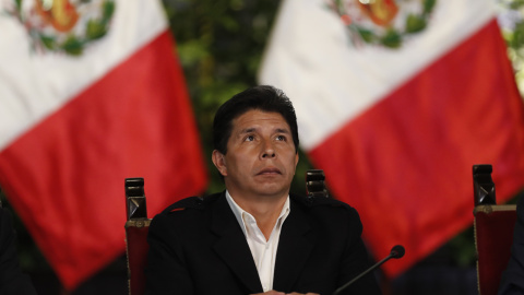 Foto de archivo del presidente de Perú, Pedro Castillo, acusado de dar un golpe de Estado. Foto de archivo del presidente de Perú, Pedro Castillo, acusado de dar un golpe de Estado.