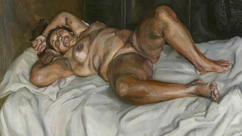 'Naked Solicitor' (2003), por Lucian Freud. 'Naked Solicitor' (2003), por Lucian Freud.