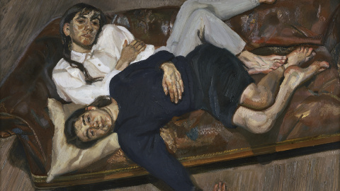 'Bella and Esther' (1988), por Lucian Freud 'Bella and Esther' (1988), por Lucian Freud