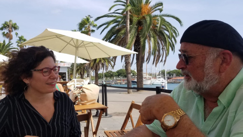 Biel Mesquida durant l'entrevista amb Públic. Biel Mesquida durant l'entrevista amb Públic.