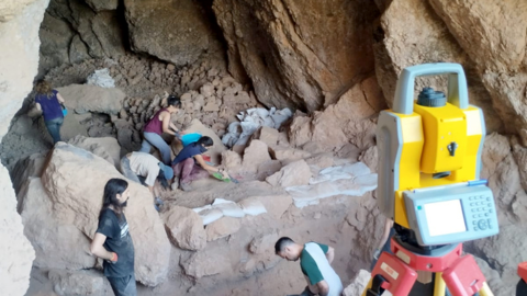 Treballs d'excavació fets al juliol Treballs d'excavació fets al juliol