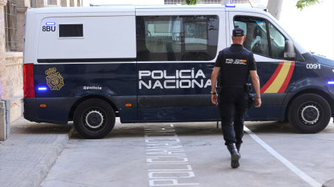 Imagen de archivo de un camión de la Policía Nacional. Imagen de archivo de un camión de la Policía Nacional.