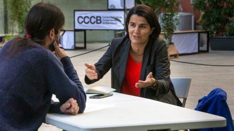 La directora del CCCB, Judit Carrera, durant l'entrevista amb 'EL QUINZE'. La directora del CCCB, Judit Carrera, durant l'entrevista amb 'EL QUINZE'.