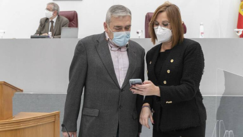 Los tránsfugas de Cs, Francisco Álvarez e Isabel Franco, en una imagen de archivo. Los tránsfugas de Cs, Francisco Álvarez e Isabel Franco, en una imagen de archivo.