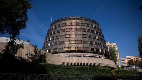 Fachada del Tribunal Constitucional, a 15 de octubre de 2021. Fachada del Tribunal Constitucional, a 15 de octubre de 2021.