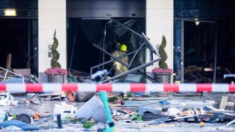 Explosión en un acuario de Alemania Explosión en un acuario de Alemania