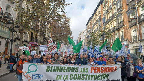 Manifestación por el blindaje de las pensiones en la Constitución, 17/12/2022, Madrid. Manifestación por el blindaje de las pensiones en la Constitución, 17/12/2022, Madrid.