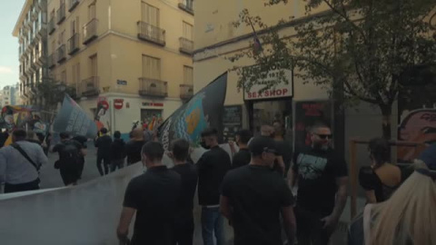 La manifestación neonazi en Chueca acarrea también enfrentamiento político La manifestación neonazi en Chueca acarrea también enfrentamiento político