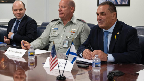 ARCHIVO | El director general del Ministerio de Defensa israelí, Eyal Zamir, este jueves en Washington. ARCHIVO | El director general del Ministerio de Defensa israelí, Eyal Zamir, este jueves en Washington.