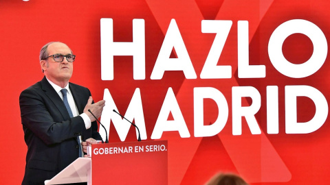 El candidato socialista a la Comunidad de Madrid, Ángel Gabilondo, presenta la campaña de su partido para las elecciones del 4M. EFE/ PSOE / J.L. Recio El candidato socialista a la Comunidad de Madrid, Ángel Gabilondo, presenta la campaña de su partido para las elecciones del 4M. EFE/ PSOE / J.L. Recio