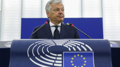 Comisario de Justicia, Didier Reynders. Comisario de Justicia, Didier Reynders.