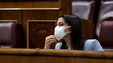 La líder de Ciudadanos, Inés Arrimadas este miércoles en el Congreso. La líder de Ciudadanos, Inés Arrimadas este miércoles en el Congreso.