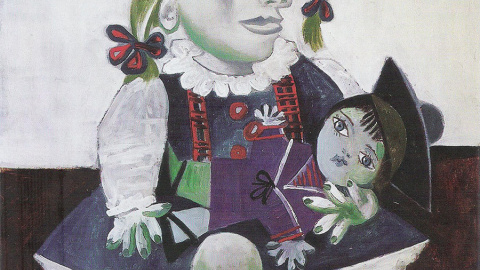 Maya Ruiz-Picasso fue la modelo del cuadro de su padre 'Maya con muñeca'. Maya Ruiz-Picasso fue la modelo del cuadro de su padre 'Maya con muñeca'.
