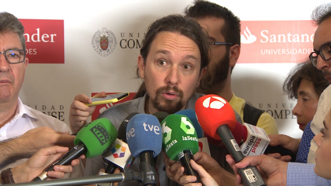 Iglesias defiende que Podemos ha buscado el consenso en RTVE Iglesias defiende que Podemos ha buscado el consenso en RTVE