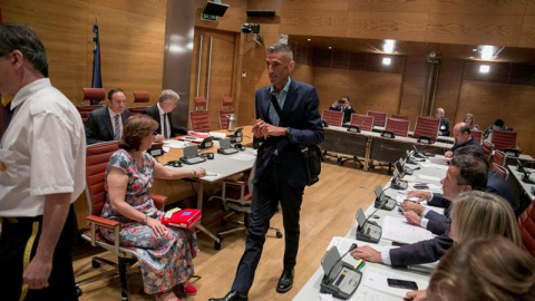 03/07/2018.- El candidato a miembro del Consejo de Administración de la Corporación de RTVE Josep Lluís Micó Sanz antes de comparecer ante la Comisión de Nombramientos de la Cámara Alta, previa a la celebración del pleno extraordinario a las 17 hor 03/07/2018.- El candidato a miembro del Consejo de Administración de la Corporación de RTVE Josep Lluís Micó Sanz antes de comparecer ante la Comisión de Nombramientos de la Cámara Alta, previa a la celebración del pleno extraordinario a las 17 hor