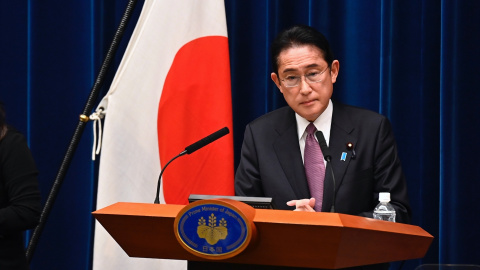 Imagen de archivo del primer ministro japonés, Fumio Kishida. Imagen de archivo del primer ministro japonés, Fumio Kishida.