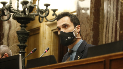 El president del Parlament de Catalunya, Roger Torrent. El president del Parlament de Catalunya, Roger Torrent.