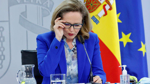 La vicepresidenta de Asuntos Económicos, Nadia Calviño, en una imagen de archivo. La vicepresidenta de Asuntos Económicos, Nadia Calviño, en una imagen de archivo.