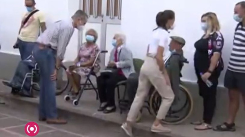 Los reyes llegan a La Palma esre jueves 23 de septiembre de 2021.