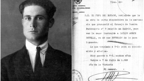 Emilio Monje Botella, condenado la pena de muerte. Emilio Monje Botella, condenado la pena de muerte.