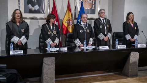 La cúpula judicial madrileña, en la inauguración del año judicial 2022-2023, en el TSJ de Madrid La cúpula judicial madrileña, en la inauguración del año judicial 2022-2023, en el TSJ de Madrid