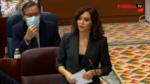 Ayuso defiende la objeción de conciencia de los médicos en la práctica de abortos: "Empezó a estudiar medicina para salvar vidas, no para hacer lo contrario" Ayuso defiende la objeción de conciencia de los médicos en la práctica de abortos: "Empezó a estudiar medicina para salvar vidas, no para hacer lo contrario"