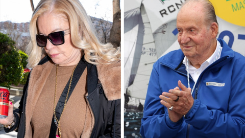 Montaje de Bárbara Rey y el rey emérito Juan Carlos I. Montaje de Bárbara Rey y el rey emérito Juan Carlos I.