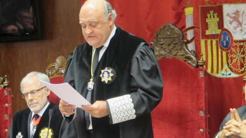 Joaquín Galve, presidente del Tribunal Superior de Justicia de Navarra, en una foto de archivo. Joaquín Galve, presidente del Tribunal Superior de Justicia de Navarra, en una foto de archivo.