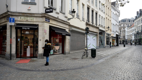 Imagen de una calle de Bruselas