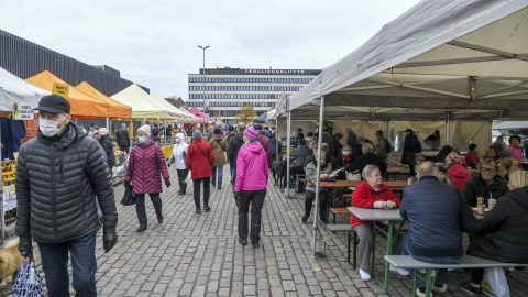 Imagen de un mercado en Helsinki el lunes 16 de noviembre. - Reuters Imagen de un mercado en Helsinki el lunes 16 de noviembre. - Reuters