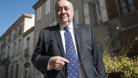 El exprimer ministro escocés Alex Salmond, antes de dar la conferencia ‘El derecho a la independencia’, en el Teatro Lido El exprimer ministro escocés Alex Salmond, antes de dar la conferencia ‘El derecho a la independencia’, en el Teatro Lido