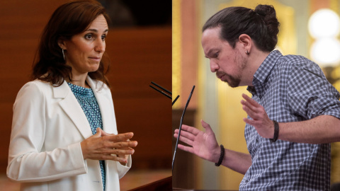 Mónica García y Pablo Iglesias. Mónica García y Pablo Iglesias.